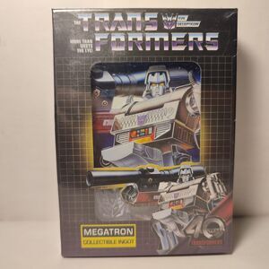 Transformers 40th Anniversary Decepticons Ingot Official Megatron Metal Card